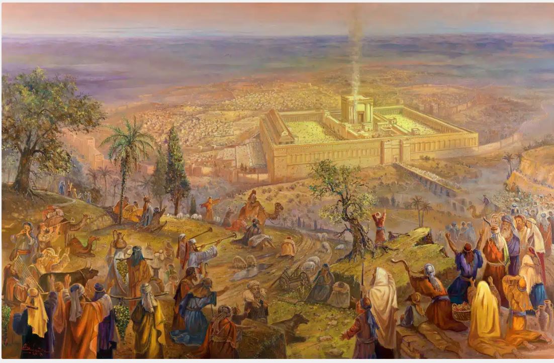 travelers going to Jerusalem for festivals